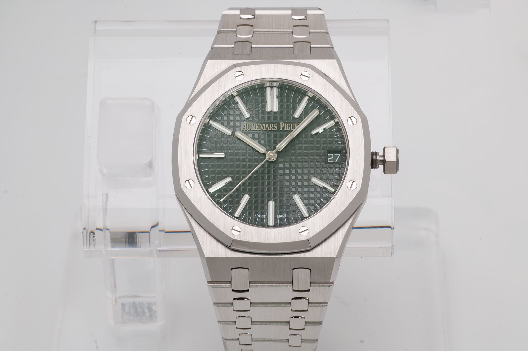 i1777221469750_6052_0_0 VS Factory Audemars Piguet Royal Oak 41mm Khaki Green Dial (15510ST) 1:1 Super Clone – DD4302 Movement – Bild 1