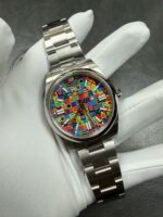 VS Factory Rolex Oyster Perpetual 41mm Multicolor Dial Smooth Bezel Oyster Bracelet(134300) 1:1 Super Clone – DD3230 Movement – Bild 5