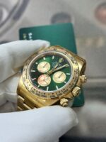 VS Factory Rolex Cosmograph Daytona 40mm Green Dial Yellow Gold (126508) 1:1 Super Clone – DD4131 Movement – Bild 4