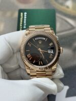 VS Factory Rolex Day-Date 40mm Everose Gold Ombré Grey Roman Dial (228235) 1:1 Super Clone – DD3255 Movement – Bild 2