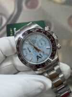 VS Factory Rolex Cosmograph Daytona 40mm Platinum Ice Blue Baguette Diamond Dial (116506) 1:1 Super Clone – DD4130 Movement – Bild 5