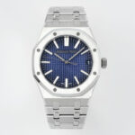 VSF AP Royal Oak 15510BC smoked blue dial front view
