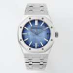 VSF AP Royal Oak 15510BC gradient smoked blue dial front view