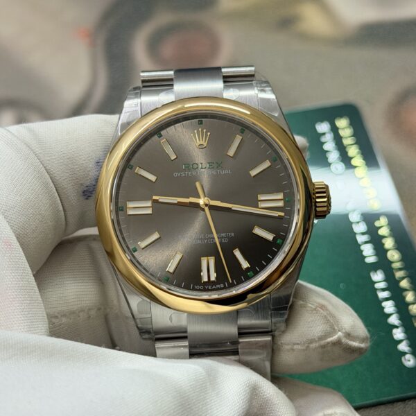 VSF Rolex Oyster Perpetual 134303 slate grey dial front view