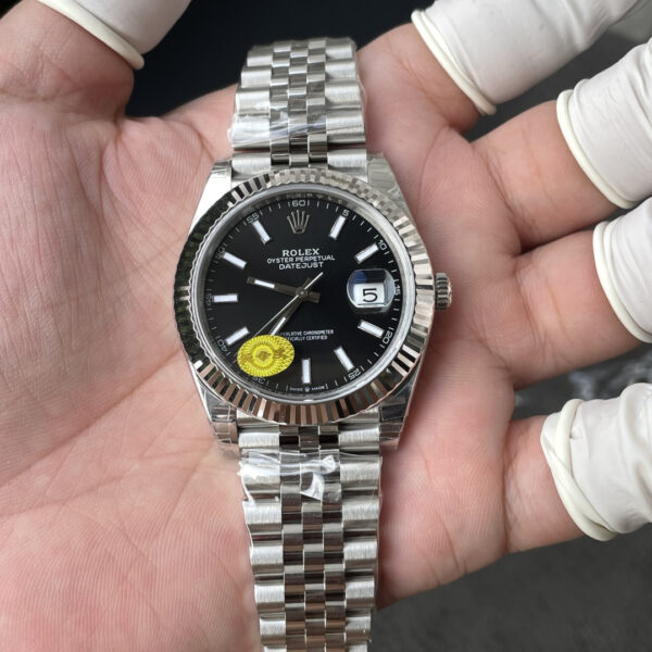 VS Factory Rolex Datejust 41mm 126334 deep black dial free-sprung DD3235 product image 01