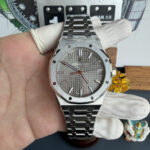 VS Factory 15500ST Steel grey Grande Tapisserie dial with red seconds hand free-sprung product image 01