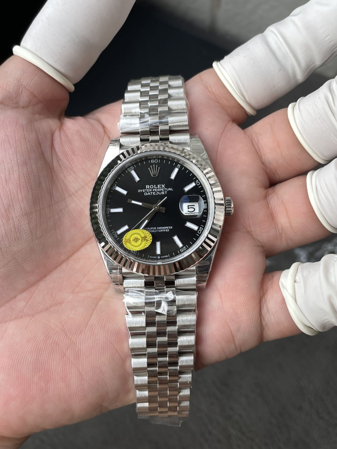 VS Factory Datejust 126334 Free-Sprung DD3235 Product Image 01 VS Factory Rolex Datejust 41mm 126334 deep black dial free-sprung DD3235 product image 01