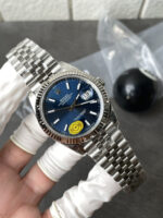 VS Factory 126334 Blue sunburst dial with luminous baton markers free-sprung product image 05