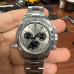 VS Factory Rolex Daytona 126509 steel and bright black dial front view